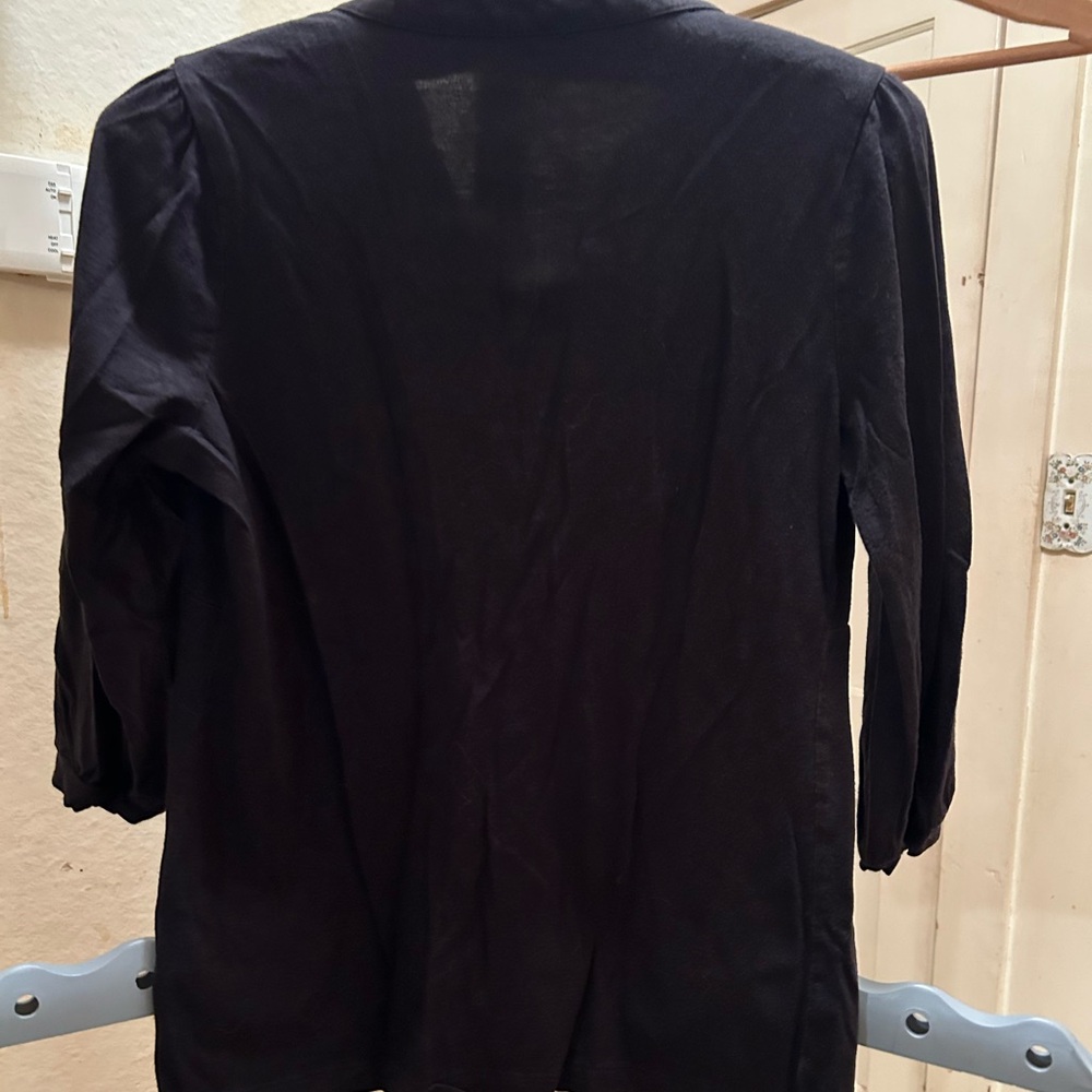 Ladies black casual top